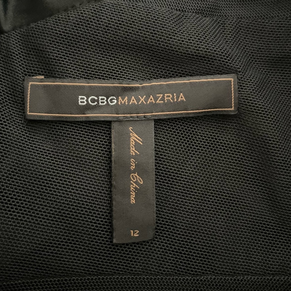 BCBGMaxAzria Black Cross-Strap Bandage Mini Dress - Picture 6 of 6